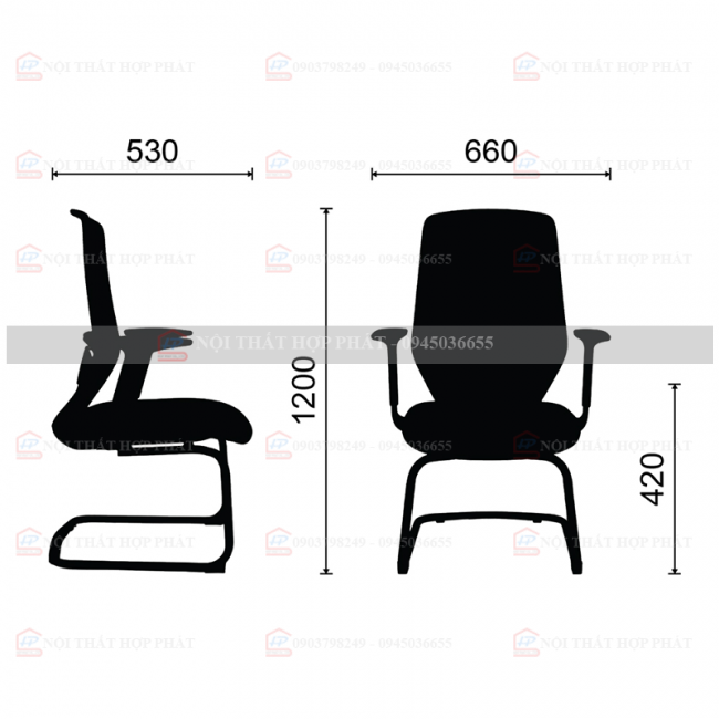 Ghế Họp M1110 D-04